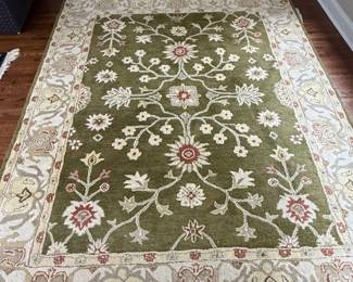 Safavieh Anatolia Collection Moss or Ivory HandKnotted Wool Rug