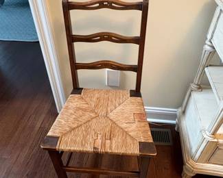 Ladder Back Rush Seat Chair