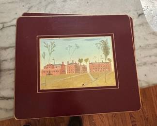 Vintage Harvard University Architectural Print Placemats