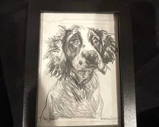 Pencil Sketch of a Springer Spaniel by The Bane Cruice