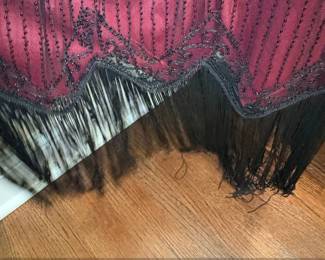 s Flapper Dress with Beaded Embellishments and Feathered Headband fourth image