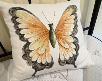 Monarch Butterfly Decorative Pillow