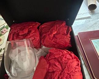 Stemless Wine Glass with Monogram F second image