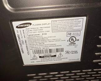 Samsung Plasma Display PNF second image