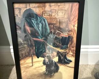 Edwin Landseer The Old Shepherds Chief Mourner Dog Print