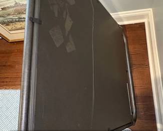 Ethan Allen Industrial Style Metal Framed Mirror fourth image