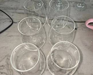 Set of Stemless Wine Glasses