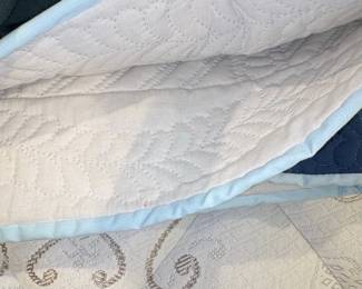 Blue and White Quilt second image