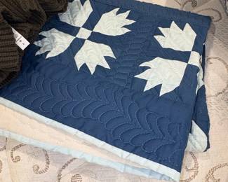 Blue and White Quilt