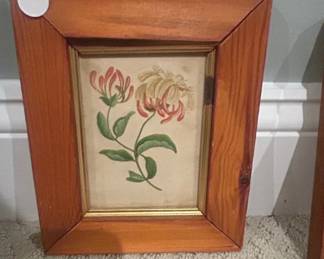 Vintage Botanical Print of Honeysuckle by Pierre Joseph Redout