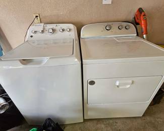 GE washer and Whirlpool electric dryer