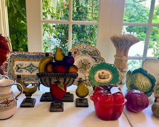 Colorful Serving Pieces