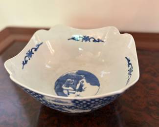 Blue & White Serving Piece