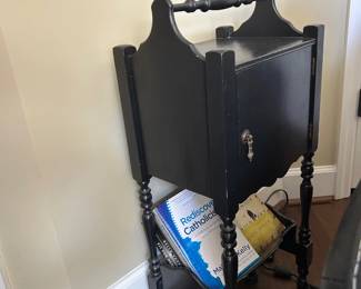 Vintage Smoking Stand with Copper Lining