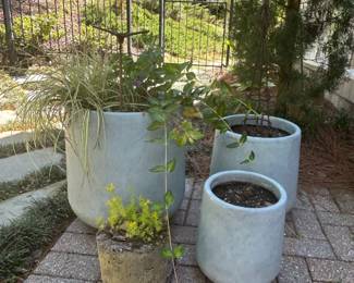 Concrete planters