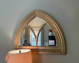 Gold Gothic Style Mirror