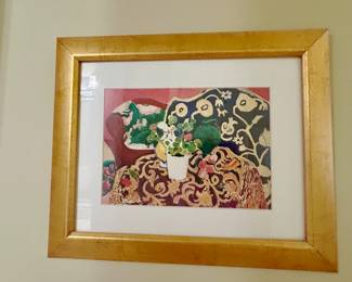 Print " Spanish Still Life " by Matisse