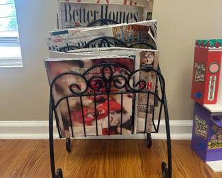 #24	Wrought Iron 3 tier Magazine Stand	 $20.00 