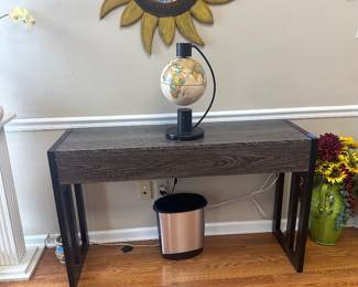 #20	Ikea Black Painted Legs and Distressed Top - 50x16x30	 $50.00 