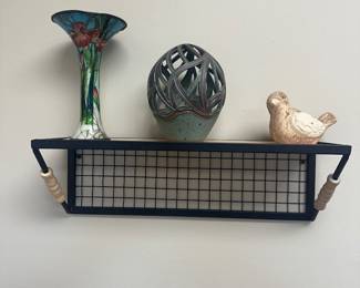 #32	Metal/Pine Wall Display Shelf - sold as a set - 17x6x5T	 $20.00 