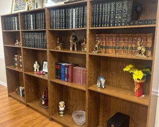 #2	Laminate Adjustable Bookshelf w/4 Bookshelves - 30"x12x71	 $75.00  #3	Laminate Adjustable Bookshelf w/4 Bookshelves - 30"x12x71	 $75.00  #4	Laminate Adjustable Bookshelf w/4 Bookshelves - 30"x12x71	 $75.00  #5	Laminate Adjustable Bookshelf w/4 Bookshelves - 30"x12x71	 $75.00 