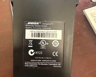 #47	Set of 2 Bose Companion 2 Speakers 	 $30.00 