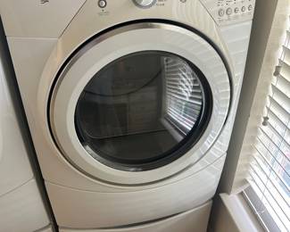 Whirlpool Duet Front loading Washer and Dryer on Stands! Very Nice!