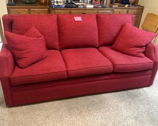 Havertys Red Sofa