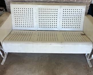 Great Antique Vintage patio glider in great condition! So cool!