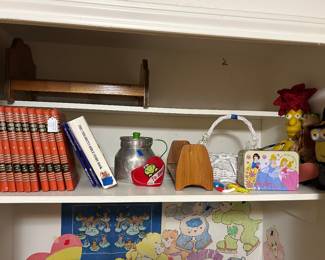 Vintage books and toys