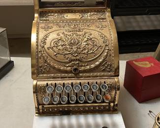 Beautifully restored 1910 National Cash Register - works wonderfully !