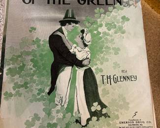Antique sheet music - 120 years old!