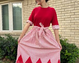 Watermelon chic 90’s skirt