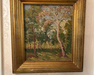Lovely early 20th century original oil, signed
