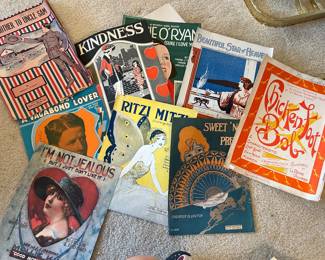 Early 1900’s sheet music
