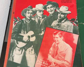 Vintage sheet music