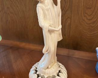 Rare Cowan Pottery Geisha floral frog