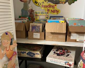 Games, toys, classroom decor & books