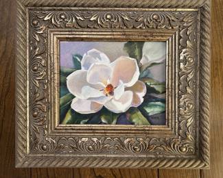 Karyl Barbosa original magnolia painting