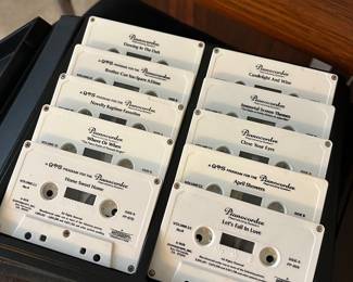 Player piano cassettes; the piano can be played traditionally as well