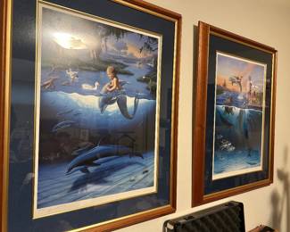 David Wyland signed & numbered prints with COAs