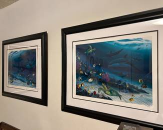 David Wyland signed & numbered seascapes