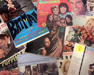 various records from multiple genres