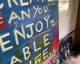 One of a kind piece of artwork by a local known artist