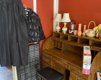 Vintage roll top desk