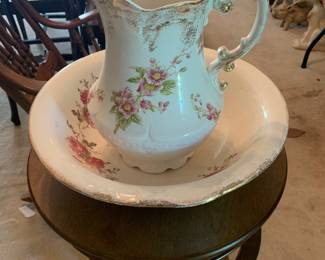 bowl and pitcher