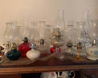 some of the 40 lamps