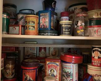assorted tins