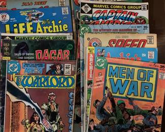 assorted comic books