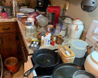 a corner of the kitchen